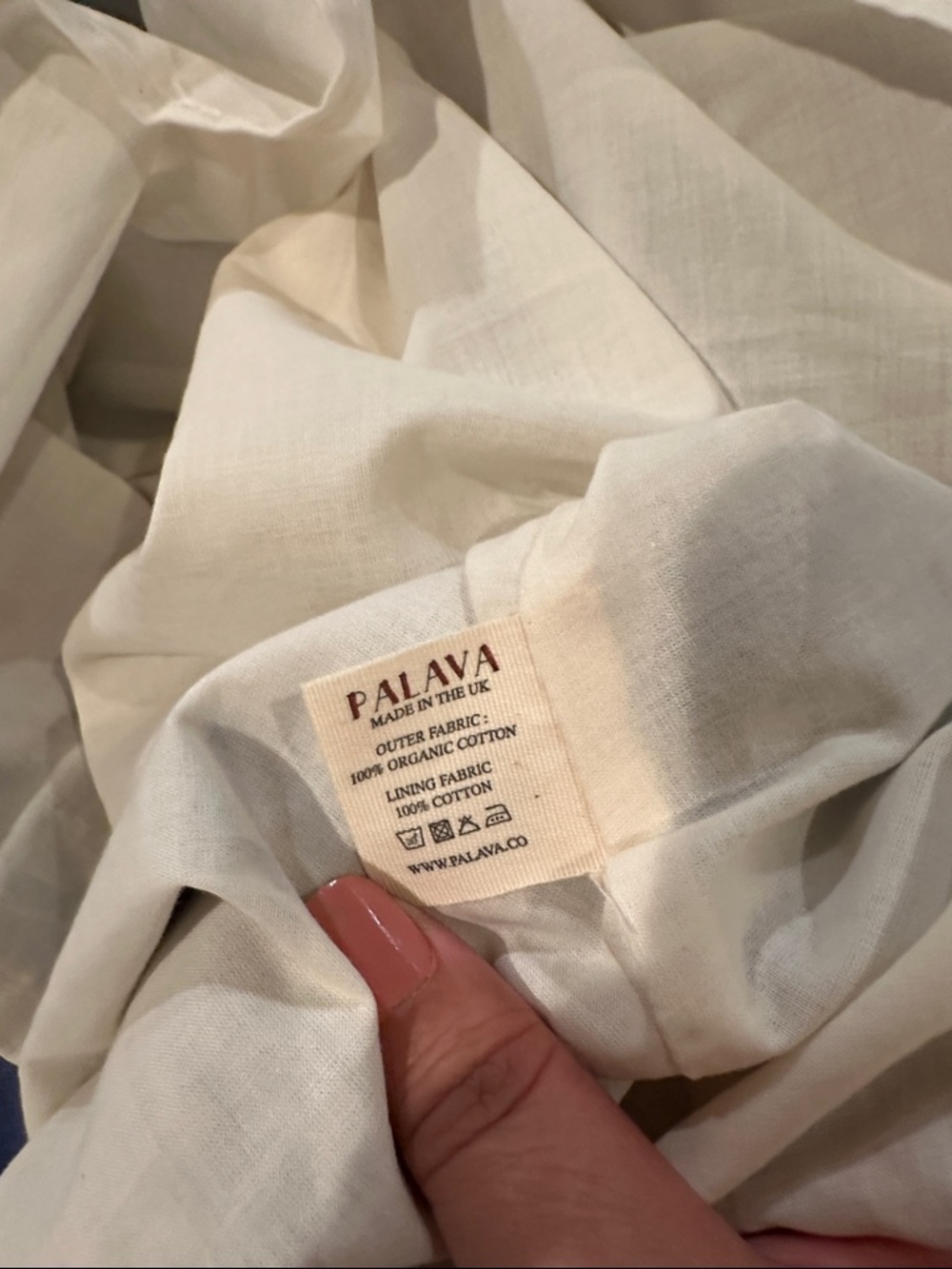 Palava UK Retro Riviera Dress Blue Size 10 Novelty Border Print Organic Cotton - Picture 11 of 15